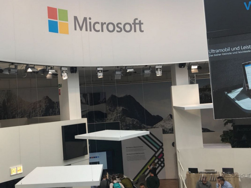 2018 IFA Berlin - Klimatisierung Messestand Microsoft
